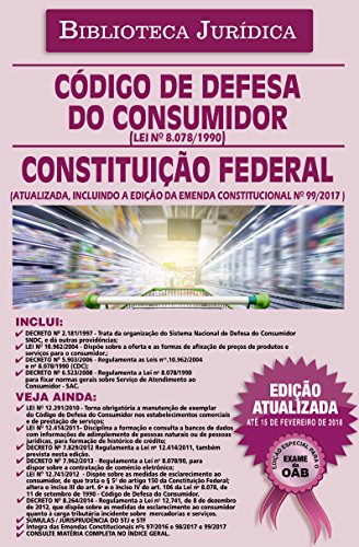 Livro PDF Biblioteca Jurídica: Código de Defesa do Consumidor e Constituição Federal