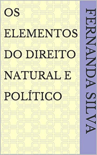 Livro PDF Os Elementos do Direito Natural e Político