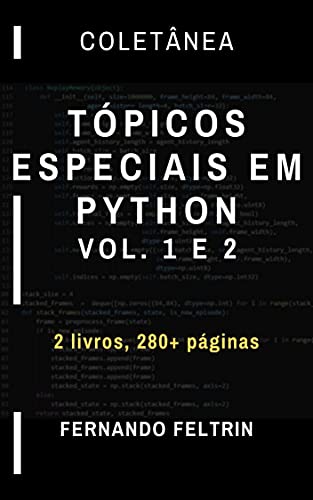 Livro PDF COLETÂNEA Tópicos Avançados em Python: 2 livros, 280+ páginas