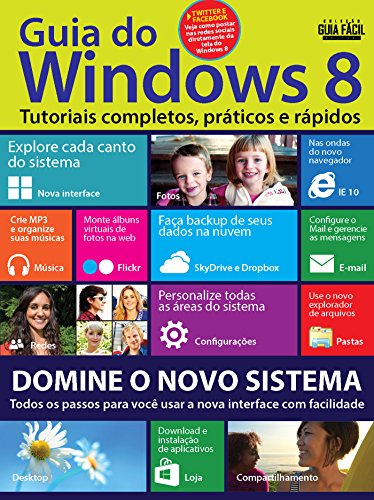 Livro PDF Guia do Windows 8 – Coleção Guia Gácil Informática Ed.40
