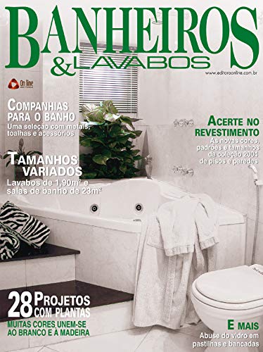 Livro PDF Casa & Ambiente – Banheiros & Lavabos: Edição 14