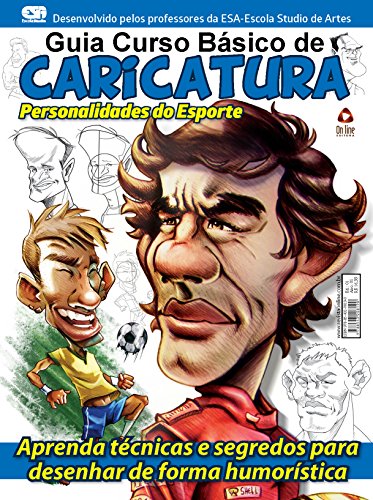 Livro PDF Guia Curso Básico de Caricatura – Personalidades do Esporte 01