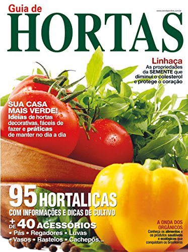 Livro PDF Guia de Hortas Ed.11: 95 hortaliças com informações e dicas de cultivo