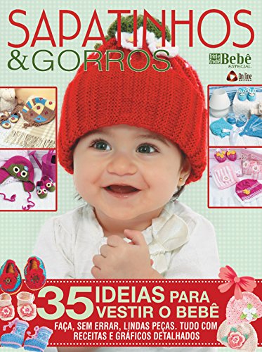 Livro PDF Tricô & Crochê Bebê Especial 04: Sapatinhos e Gorros