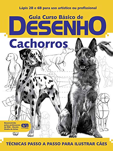 Livro PDF Guia Curso Básico de Desenho Cachorros