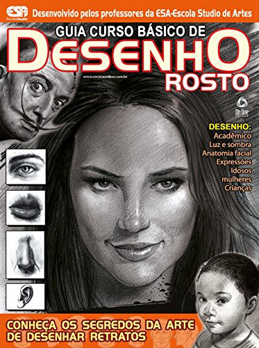 Livro PDF Guia Curso Básico de Desenho – Rostos