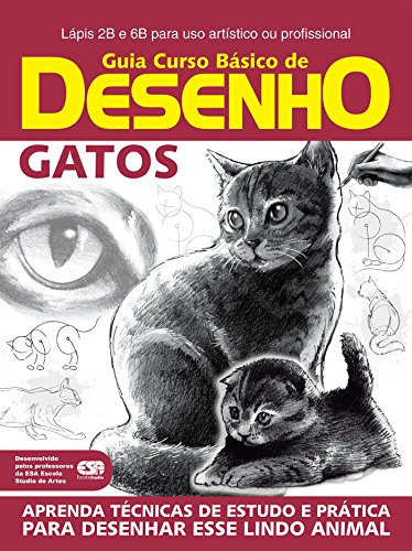 Livro PDF Guia Curso Básico de Desenho – Gatos (Guia Curso de Desenho Livro 1)