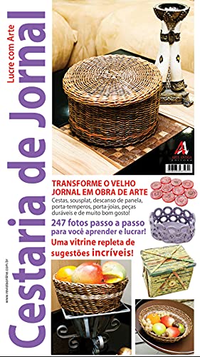 Livro PDF Lucre com Arte Cestaria de Jornal: Edição 2