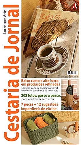 Livro PDF Lucre com Arte Cestaria de Jornal: Edição 1